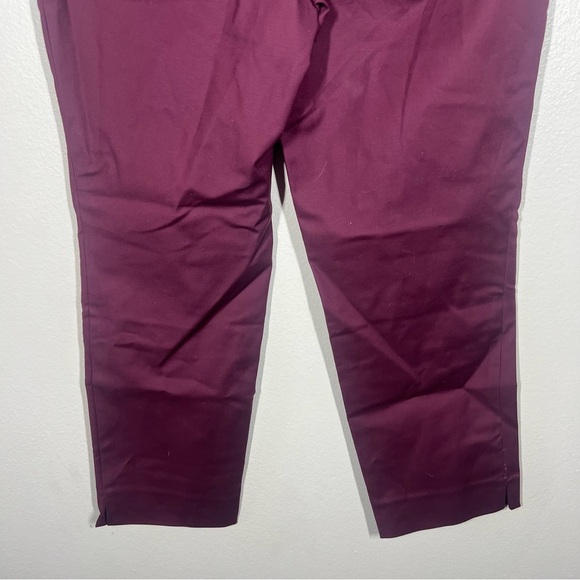 Boden Womens Richmond 7/8 Trouser Pants Deep Wisteria purple Size US 4 Petite - Picture 7 of 9